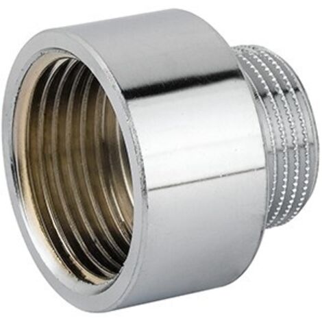 PROLUNGA RIDOTTA OTTONE CROMO 1" x 3/4
