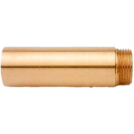 Prolunga rubinetto lucidata 1/2" x 10 cm in ottone