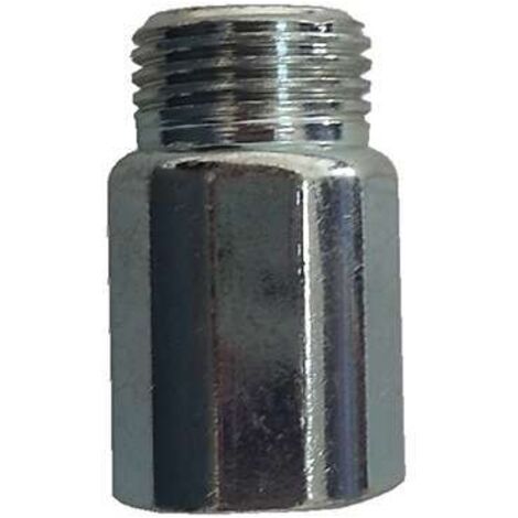 Prolunga sagomata acciaio zincato 1/2" x 30 mm.
