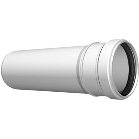 Prolunga T-PP - ø 80 mm - L. 250 mm con guarnizione in EPDM - NORME UNI EN 14471 - UNI 11528 - UNI 7129 - per caldaie a condensazione e scarico vapori di cottura 00000051277