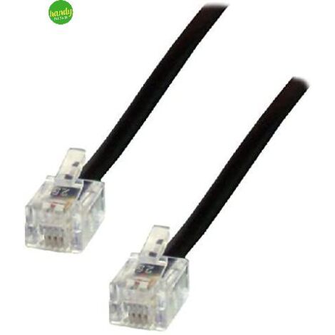 Prolunga telefonica rj11 Metronic m/m m3 nero