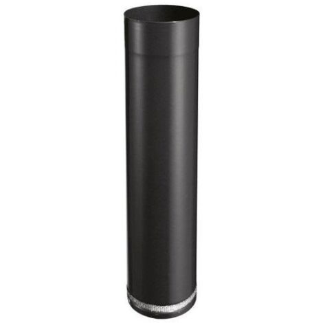 Prolunga telescopica per attacco isotip - 500 smaltato - 0,7MM - nero opaco - Ø150 Joncoux