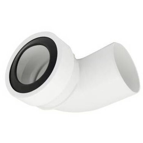 PROLUNGA WC CORTA MASCHIO CON GUARNIZIONE DI TENUTA