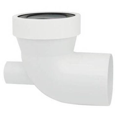 PROLUNGA WC CORTA MASCHIO CON GUARNIZIONE DI TENUTA TROPPO PIENO