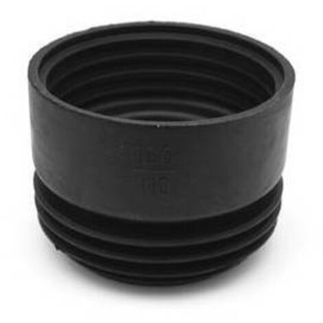 PROLUNGA W.C. IN GOMMA NERA PER BRAGHE Diam. 100/110 G.M.P