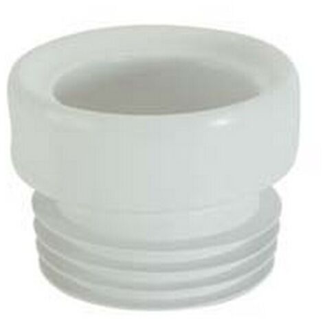 Prolunga WC in PVC diritta - Accessorio universale resistente - 6 pz