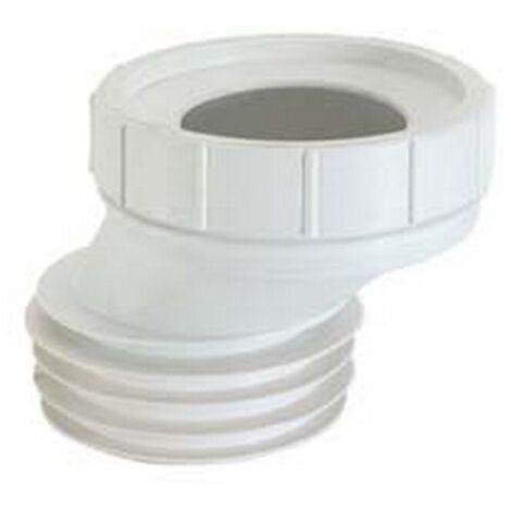 Prolunga WC in PVC eccentrica - Resistente e facile da installare - 6 pz