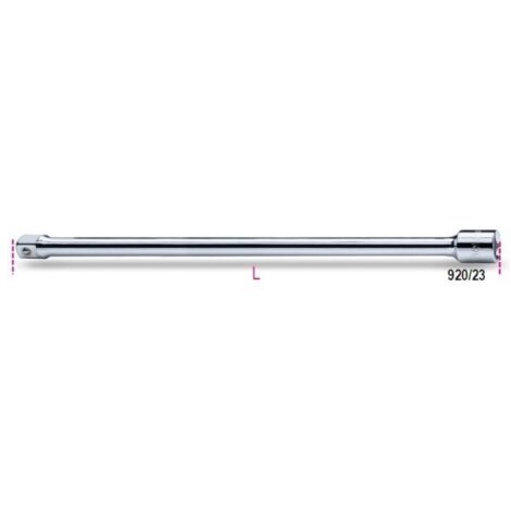 PROLUNGHE CON ATTACCHI QUADRI MASCHIO E FEMMINA 1/2 CROMATE ART. 920/23