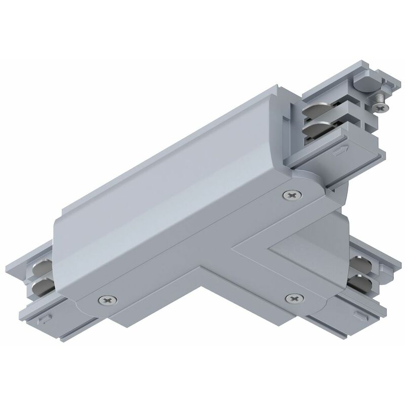 Image of PROMAIL3 T-Connector sinistra max. 3.680W 230 v in metallo argento, plastica