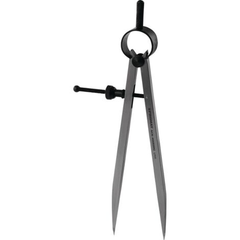 PROMAT  Federzirkel  Länge 150mm mit Schnellspannmutter