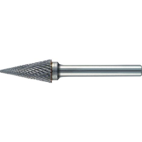 PROMAT  Frässtift Form SKM D. 3 mm Kopflänge 12 mm Schaft-D. 3 mm Hartmetall Ver