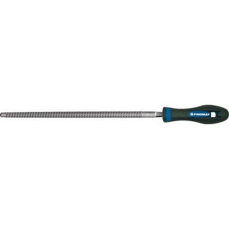 PROMAT  Holzraspel DIN 7263 E Länge 200 mm Querschnitt 8 mm Hieb 2 rund 2K-Ergo