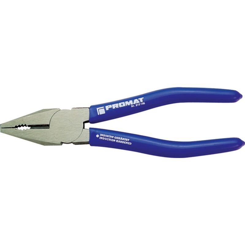 Kombizange Länge 180 mm poliert Kunststoffüberzug