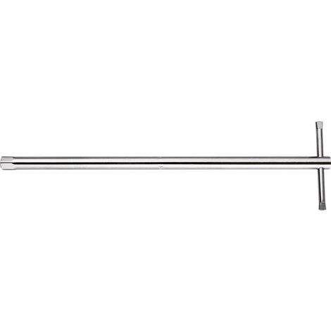 PROMAT Rohrsteckschlüssel Schlüsselweite 11 mm Länge 400 mm mit Quergriff verc
