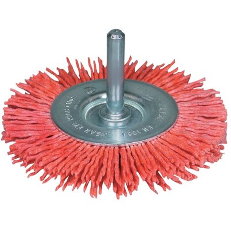 PROMAT  Rundbürste  D. 100 mm Nylon Körnung 80 10 mm 4500 min-¹