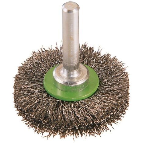 PROMAT  Rundbürste  D. 50 mm Drahtstärke 0,2 mm VA 17 mm 15000 min-¹