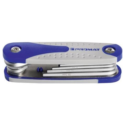 Promat Schraubendrehersatz 9-tlg. Handklapphalter SL 4,5 - PH 2 - SW 3-6 -T10-20