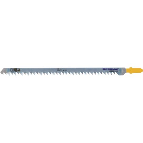 Promat Stichsägeblatt  Gesamtlänge 180 mm Zahnteilung 4 mm HCS VE5