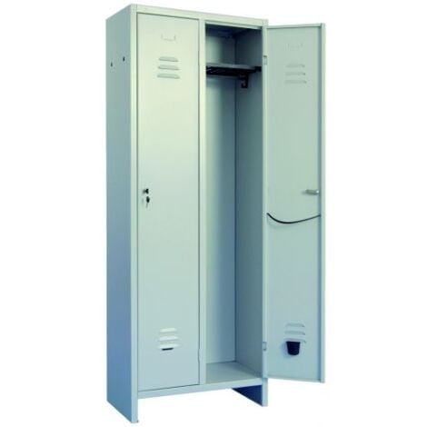 PROMETAL Armadio Spogliatoio In Lamiera 'Pratiko' 1 Posto - Cm 34 X 36 X H 180 Da Montare