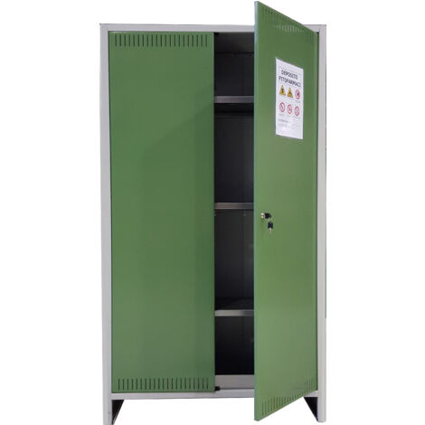 Prometal ARMADIO PER FITOFARMACI cm.100x40x179,5 h COMPONIBILE