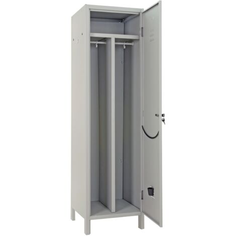 Prometal armoire de dressing sale et propre avec 1 porte cm50x50x180h verrouillable