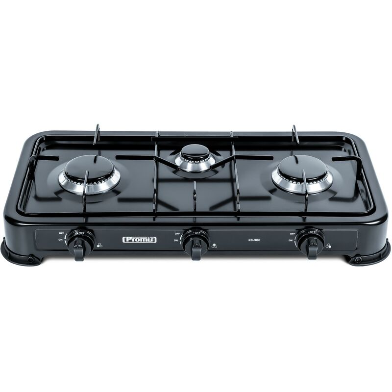 

PROMIS Cocina de Gas kg300 Negra sin Reductor