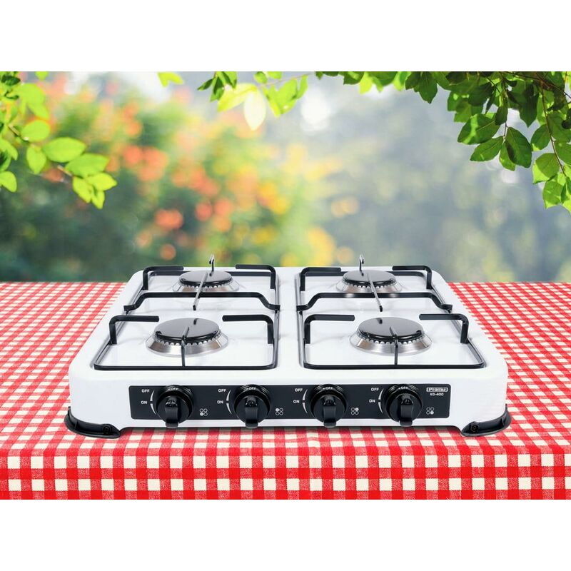 

Promis four-burner gas stove kg400 white