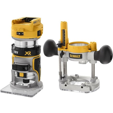 Dewalt D26204K - Elettrofresatrice fresatrice per legno con base