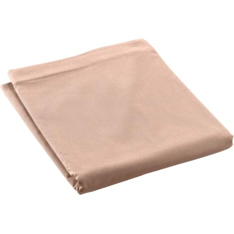 Promo Linge - Drap Plat Percale - 100% Coton - Certifié Oeko-TEX r - Rose - 300x240 cm