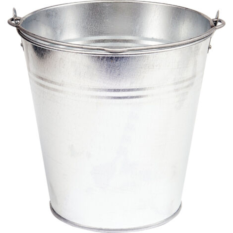 Promo seau 15l en acier galvanize pour tous usages