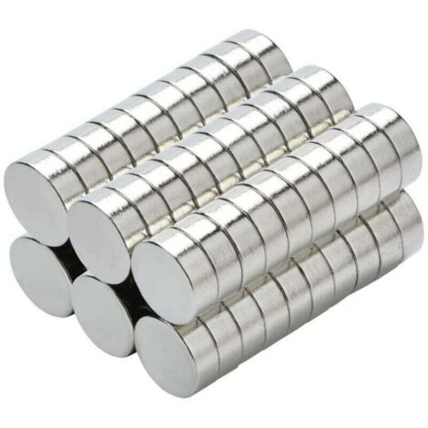 Promoción de 50 potentes imanes de neodimio N35 de 8 x 3 mm. Discos circulares supermagnéticos.