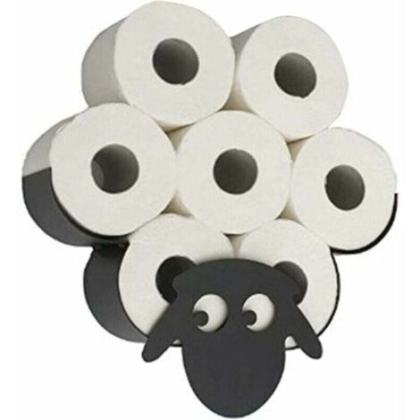 Promoción Portarrollos de papel higiénico con forma de animal, bonito portarrollos de papel higiénico de pared para dormitorio, accesorios de cocina y baño, oveja