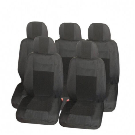 Калъфи тапицерия Promolink за Ford S-MAX, C-MAX, VW Touran, Sharan, Toyota Corolla Verso, Текстил, Черна