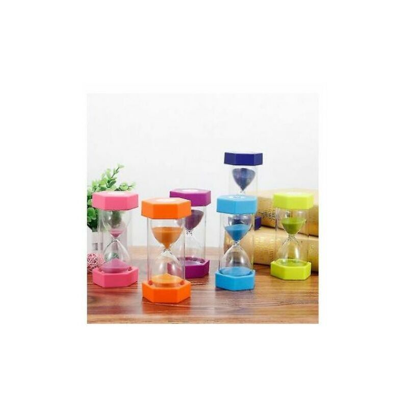 5/10/15/20/30 minutes sablier minuterie sablier cuisine minuterie accessoire cadeaux pour enfants, (30 minutes orange)