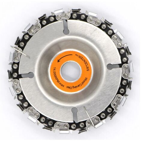 Promotion Outillage-Disque à tronçonner pour meuleuse-Disque De Meuleuse 22 Dents, Chaine A Coupe Fine Avec Trou Central De 5/8 pouces(16 Mm), Convient Pour Meuleuse D Angle De 4pouces (100 Mm) Ou 4-1
