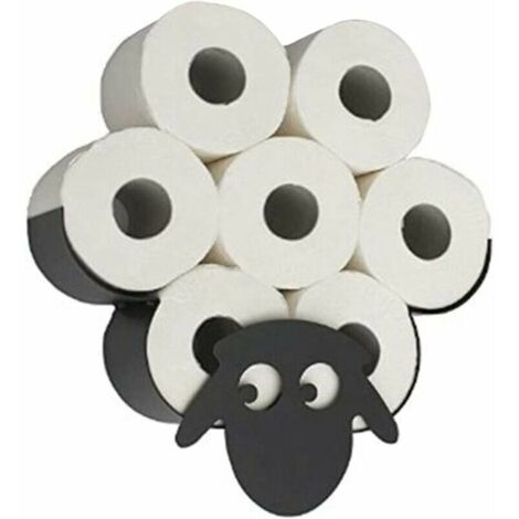 Promotion Porte-Rouleau de Papier Toilette Animal Porte-Papier Toilette Joli Animal Support Mural Chambre Porte-Rouleau de Toilette Cuisine Salle de Bain Accessoires mouton