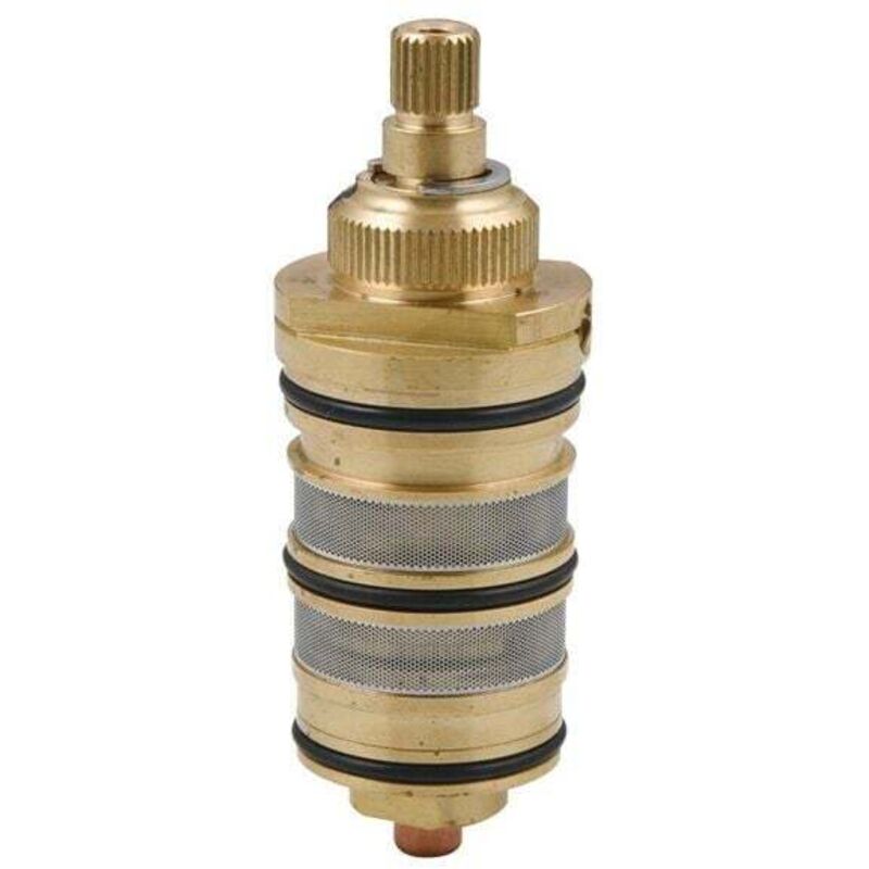 Promotion Robinet thermostatique de douche en laiton avec cartouche et poignée pour mitigeur de douche Dolaso