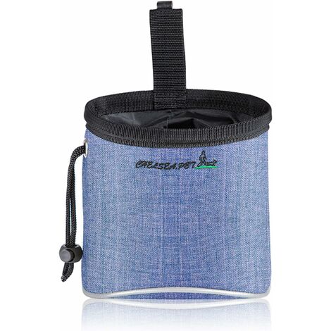 Promotion, Sacoche Chien, Sac de Formation Chien, Sac Friandise pour Chien,avec bandoulière réglable à la Taille, bandoulière réfléchissante, pour lalimentation du Chien et du Chat (bleu),AAFGVC