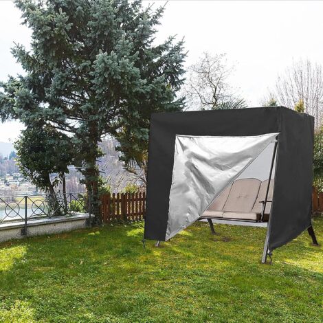 Promotion Schaukelabdeckung Sitze Schutzhülle für Gartenschaukel Schaukel Wasserdicht Oxford Anti-UV Schaukelabdeckung Außenschaukel Schutzhülle (220×125×170CM)