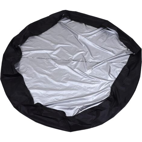 Promotion, Tarpaulins and accessories Round Pool Spa Cover Outdoor Protective Cover Spa Cover Inflatable Pool Cover Protector (19090cm,black),AAFGVC