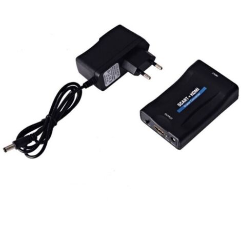Promotional SCART to HDMI 1080P 60Hz Voltage Converter - Plug and Play SCART Adapter - Analog to Digital Converter - Audio Video Box Adapter