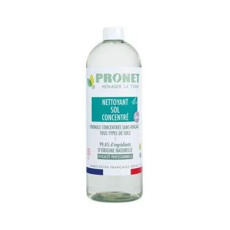 PRONET NATURE - Nettoyant sol concentre parfum lavande ecocert 1l