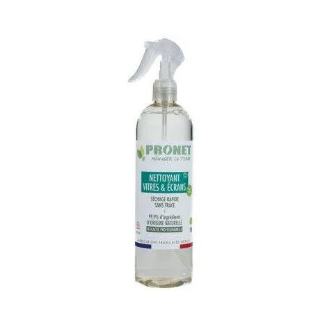 PRONET NATURE - Nettoyant vitres écrans Ecocert 500ml