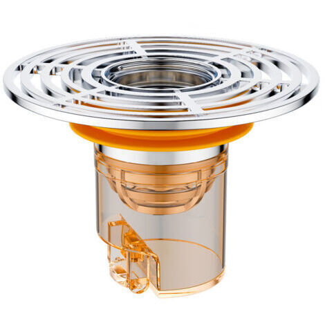 Proof Floor Drain for Sewer, 32-45 mm Siphon de sol, désodorisation, anti-retour, siphon de sol avec filtre Convient pour balcons, salles de bains, cuisines