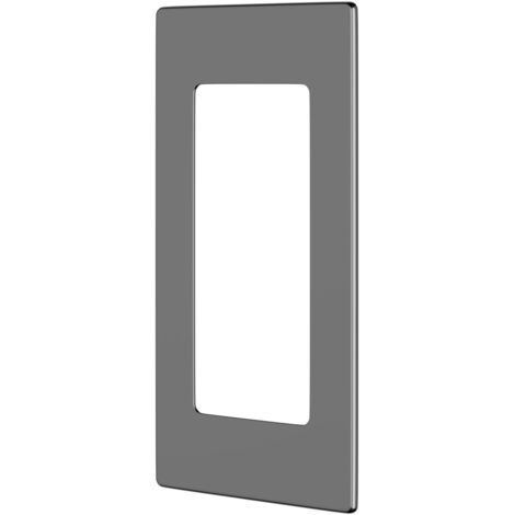 Proofvision Polished Steel Face Plate for PV11 In-Wall Twin Electric Toothbrush Charger and PV12 Shaver Combo - PV11-PS-FR