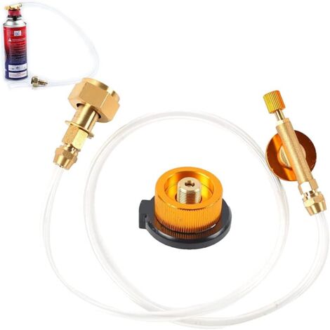 Propan-Adapter-Schlauchkonverter, Ersatzschlauch, verbindet sich mit Outdoor-Camping-Camping-Gasherd-Propanflaschen-Adapter
