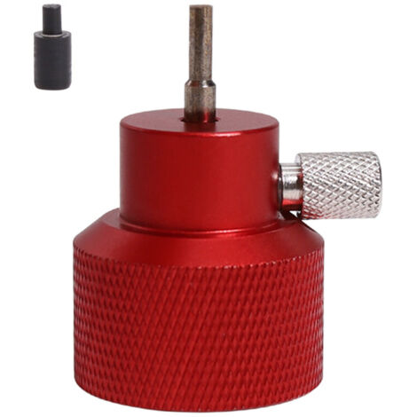 Propangasflaschenadapter + Gasfülladapter + Tragbar für Airsoft/Camping mit Silikonanschluss – Mehrfarbig & robustes Material aus Metall/Silikon