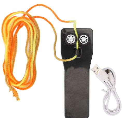 Propeller-Seilwerfer mit USB-Ladegerät, tragbares elektrisches Spielzeug für Sport und Freizeit