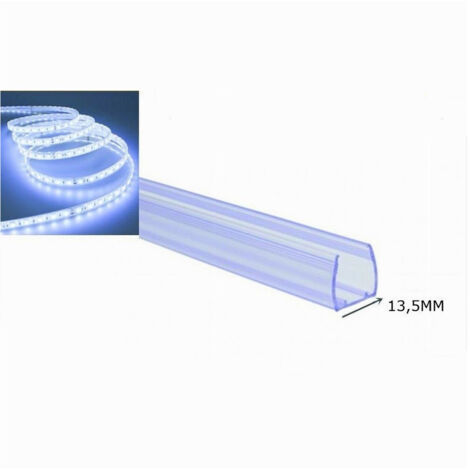 Prophil Plastic 1mt Without Coperture For Strip Led Da 13.5mm Ps-13.5mm