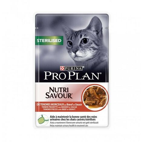 Proplan Gatto Sterilised Manzo 85gr PURINA